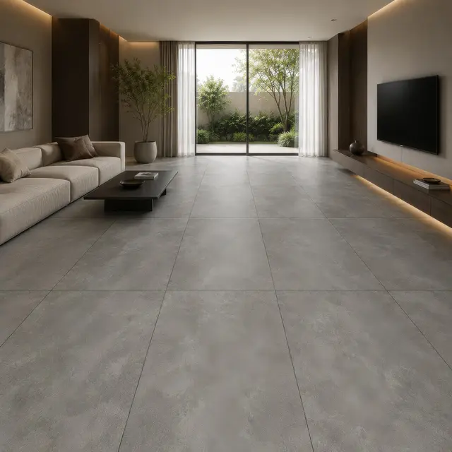 Gạch ốp lát Ấn Độ VienDuong Vân xi măng VELVETGREY(R9) - Ảnh 3