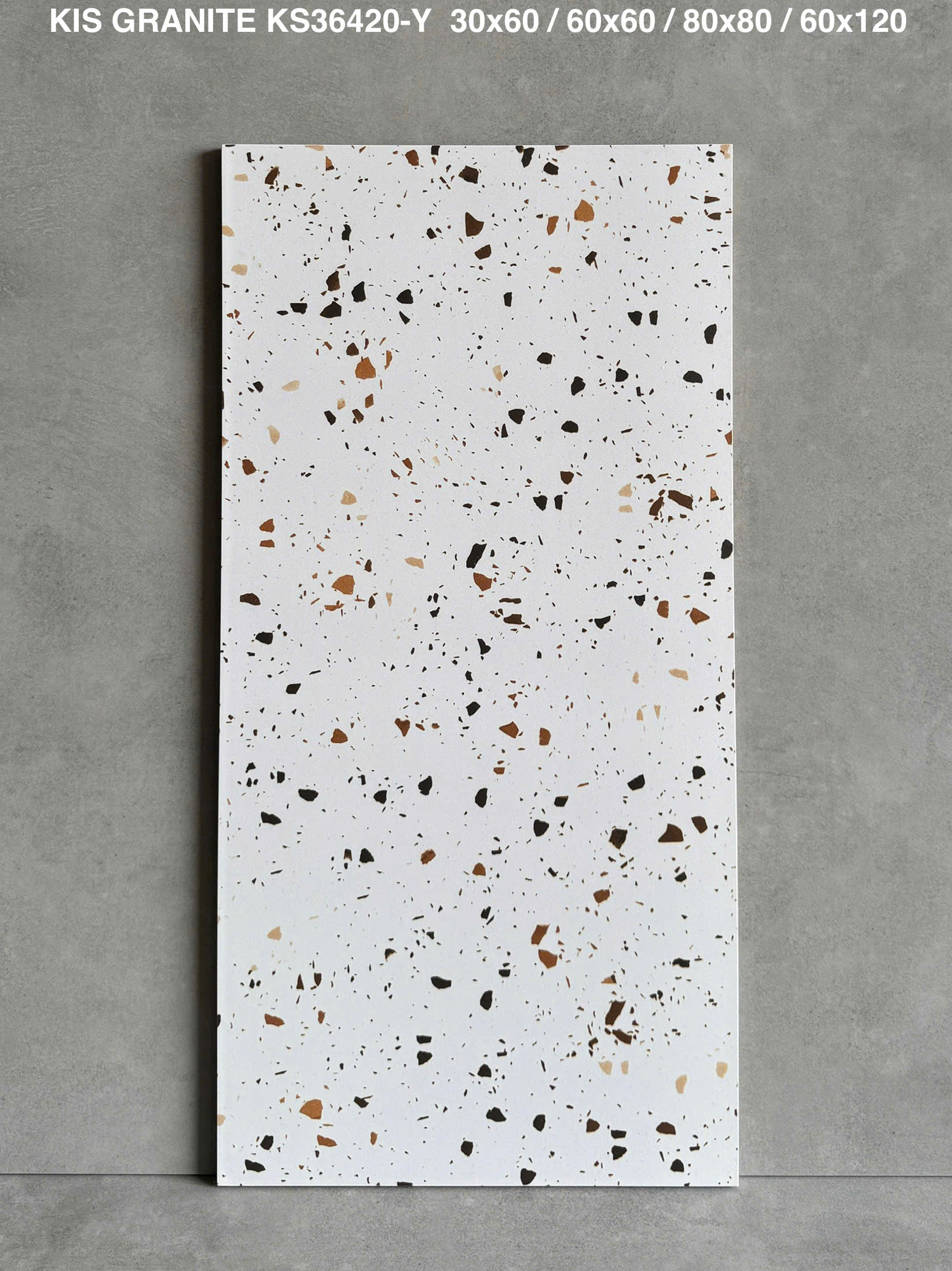 Gạch Terrazzo KIS KS36420 60x60 Đa Sắc Mờ