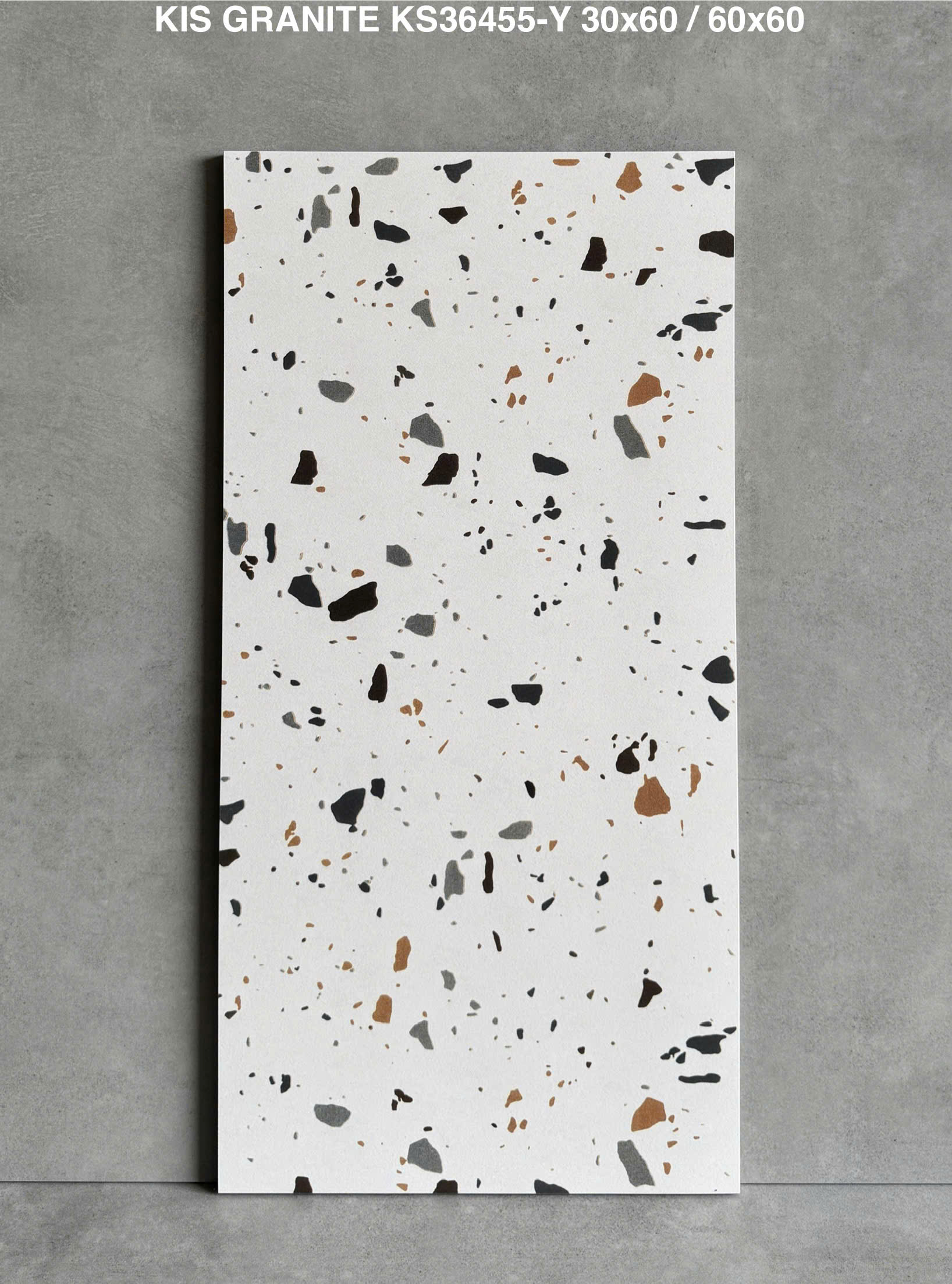 Gạch Terrazzo KIS KS36455 60x60 Bề Mặt Mờ