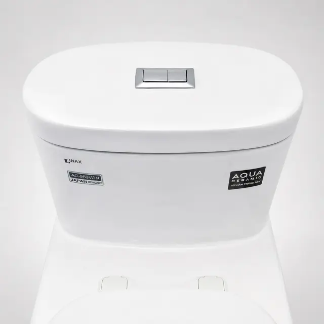 Bồn Cầu 1 Khối INAX AC-959VAN Trắng Thân Dài - Ảnh 2