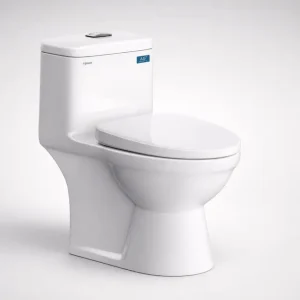 Bồn Cầu 1 Khối Viglacera BL5 Trắng Thân Dài