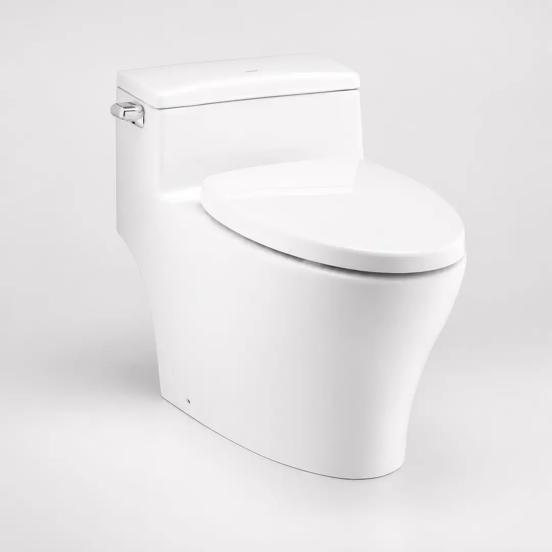 Bồn Cầu 1 Khối COTTO C10347 Dòng Pause Trắng Thân Dài