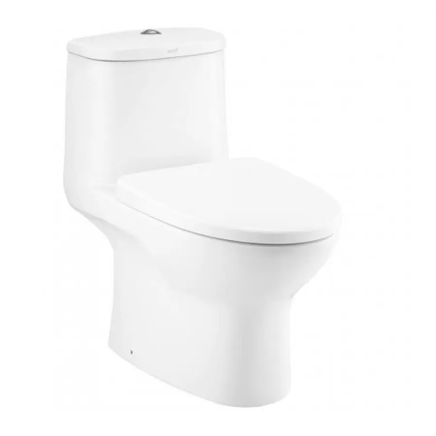Bồn Cầu 1 Khối COTTO C1053 Dòng Micc Trắng Thân Dài