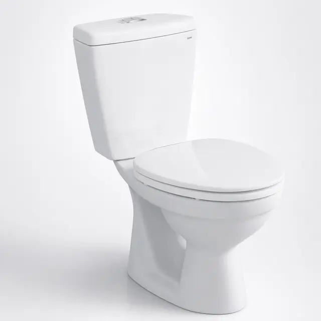 Bồn Cầu 2 Khối INAX C-108VAN Trắng Thân Dài