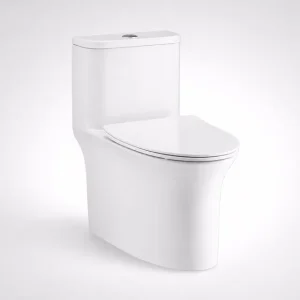 Bồn Cầu 1 Khối COTTO C11006HOS Dòng Pair Trắng Thân Dài