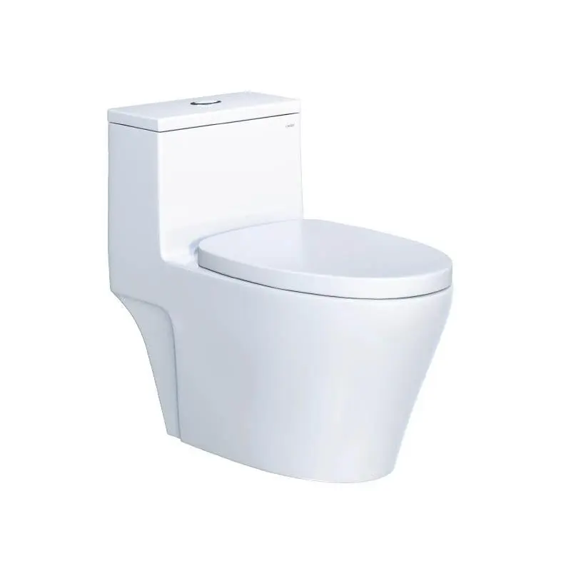 Bồn Cầu 1 Khối Caesar C1356 (CD1356) Trắng Thân Dài