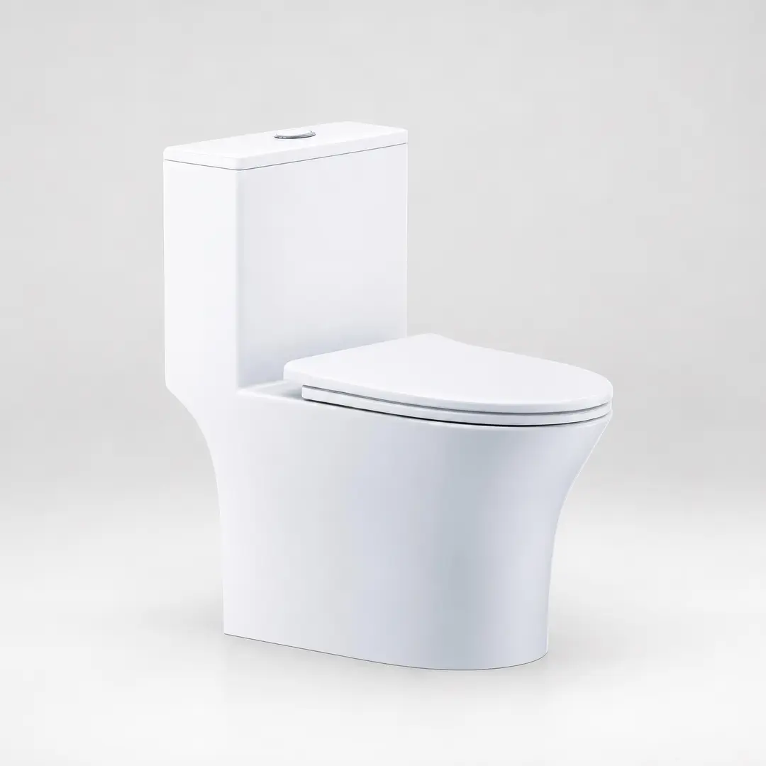 Bồn Cầu 1 Khối Caesar C1391 Trắng Thân Dài