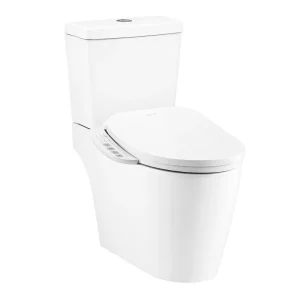 Bồn Cầu 2 Khối COTTO C167507(CV6) Harmony Trắng Nắp Điện Tử