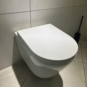 Alternative view of Bồn Cầu Treo Tường Caesar CPT1505 (Kèm Két Nước Âm Tường) Trắng