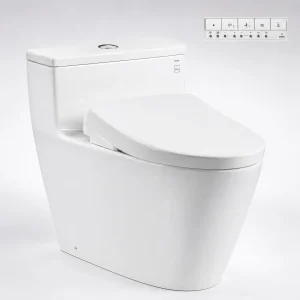 Bồn Cầu 1 Khối TOTO MS625CDW23 Trắng Nắp Điện Tử
