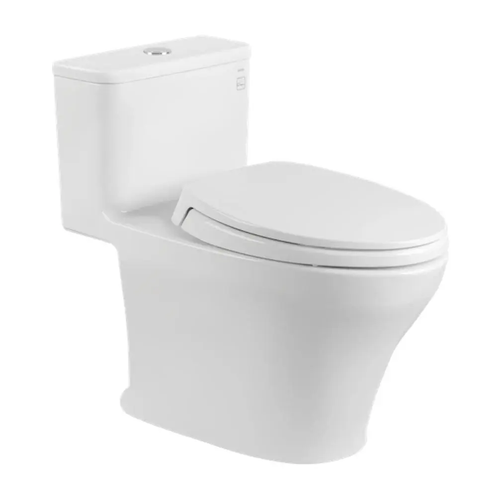 Bồn Cầu 1 Khối TOTO MS857DT2#XW Trắng Thân Dài