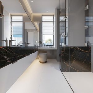 Alternative view of Gạch Đồng Tâm NAPOLEON014-H+ 80x80 Trắng Vân Đá Mờ