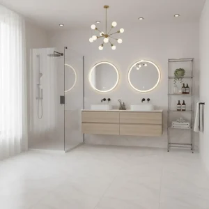 Alternative view of Gạch Viglacera SM604 60x60 Kem Marble Mờ/Bóng