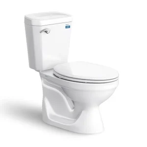 Bồn Cầu 2 Khối Viglacera VI77 Trắng Thân Dài